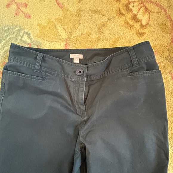 J. Jill Cotton Stretch High Rise Pants – Size 12 – Navy – EUC - Picture 6 of 6